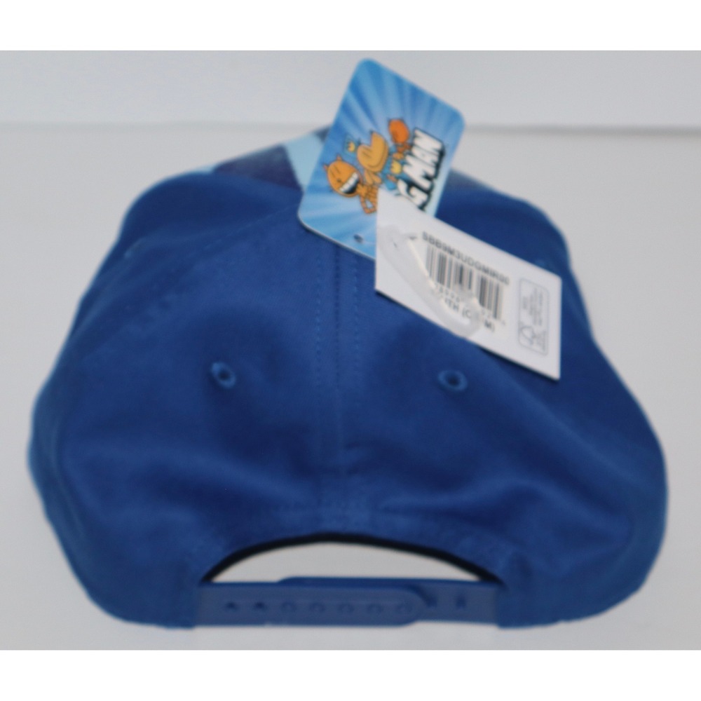 Dog Man YOUTH Snapback Hat Blue Do Good Graphic Baseball Cap OSFM NEW - Picture 4 of 9